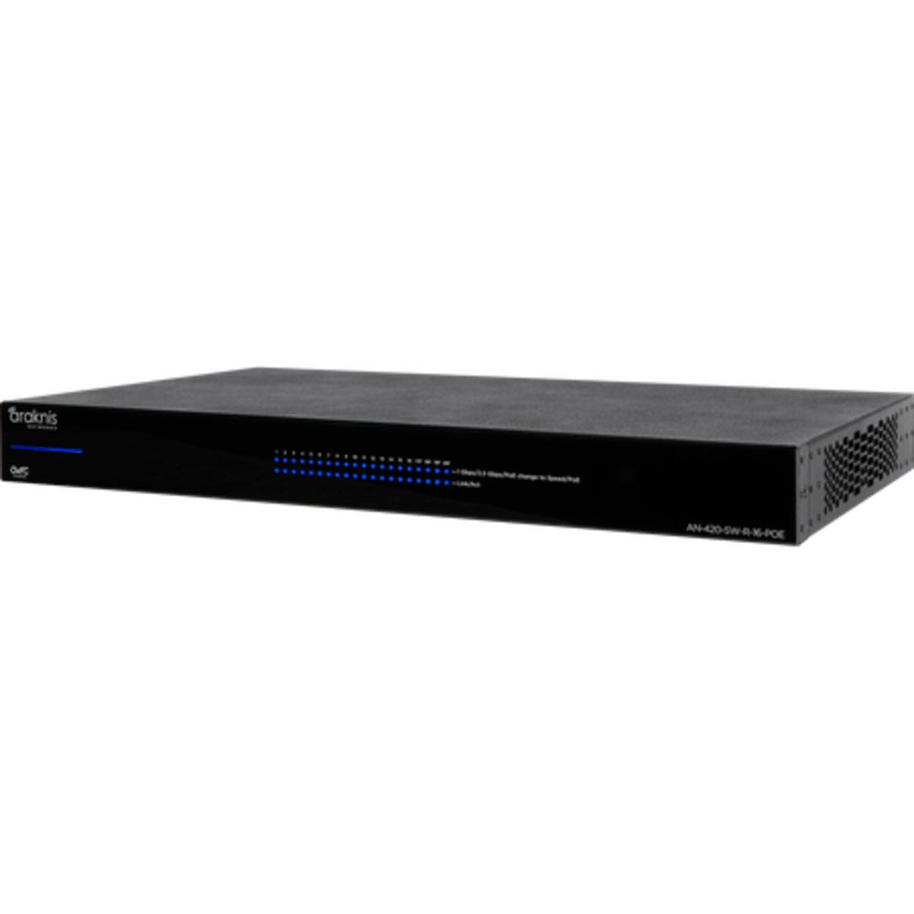 Araknis Networks 420 Series L3 Managed Partial Multi-gig Switch with Full PoE | 16 Plus 2 Rear Ports
