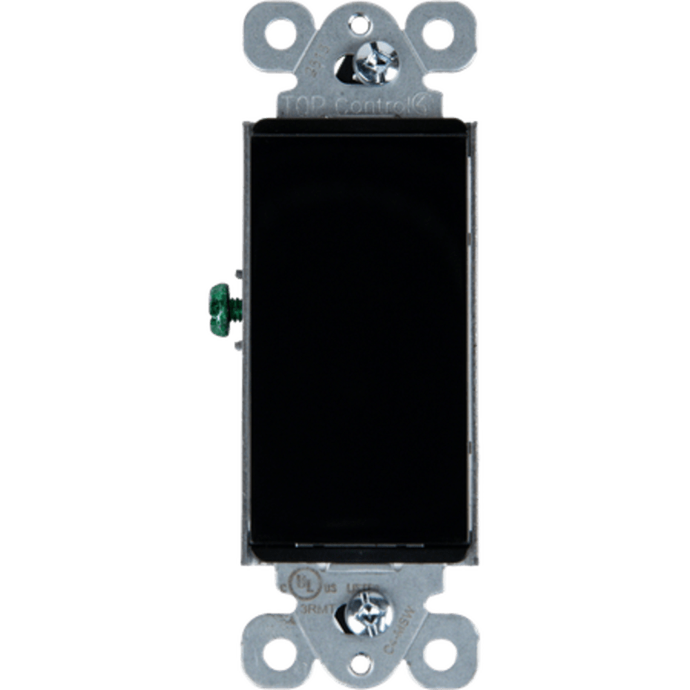 Control4® Mechanical Switch, Contemporary, 120-277VAC/15A (Black)
