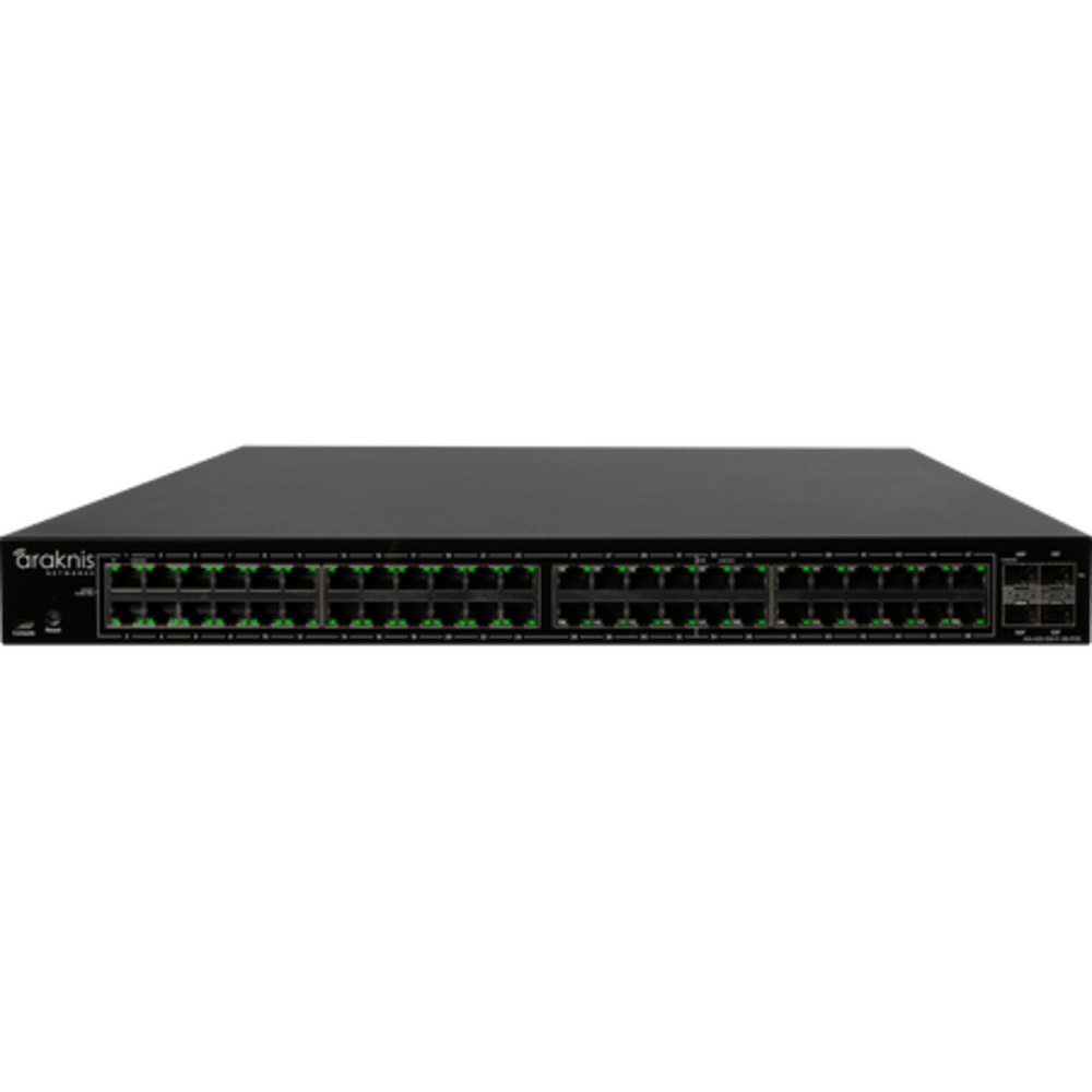 Araknis Networks 420 Series L3 Managed Partial Multi-gig Switch with Full PoE | 48 Plus 4 Front Port
