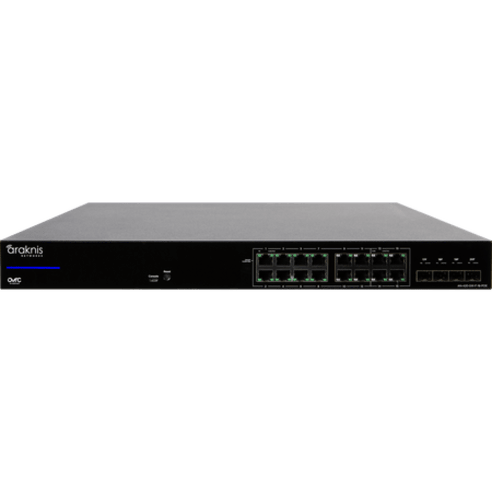 Araknis Networks 420 Series L3 Managed Partial Multi-gig Switch With Full PoE | 16 Plus 2 Front Port