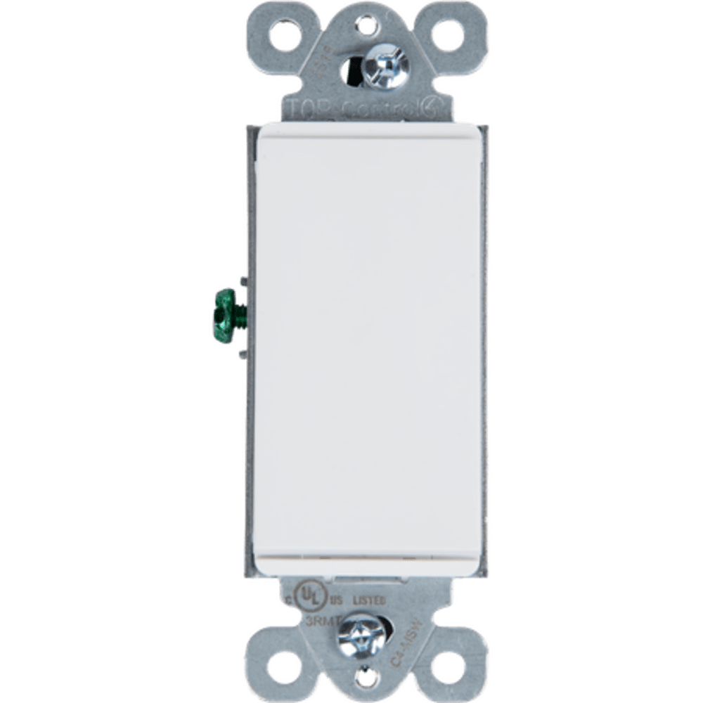 Control4® Mechanical Switch, Contemporary, 120-277VAC/15A (Snow White)