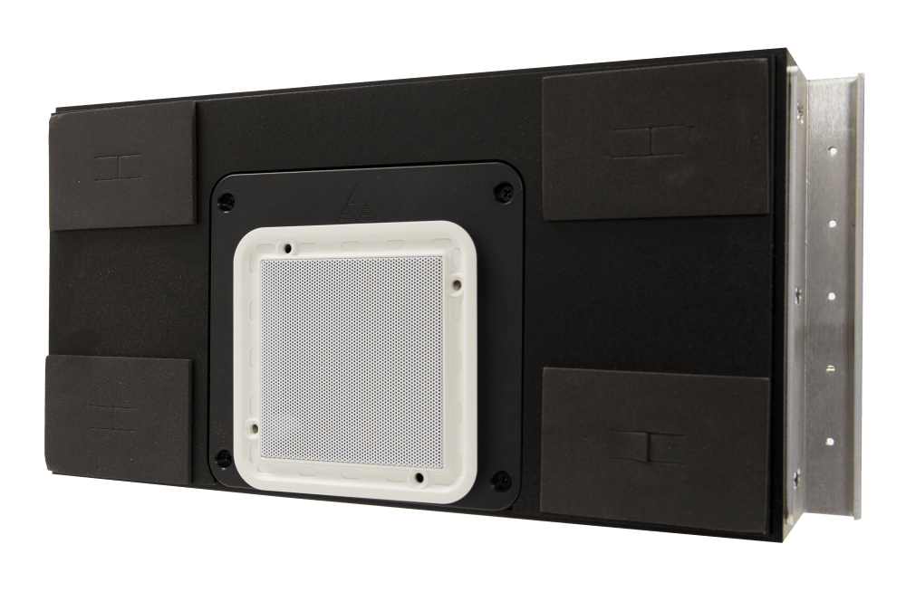 Triad InCeiling DS4/9 Sub with Square Frameless Grill with RackAmp 300