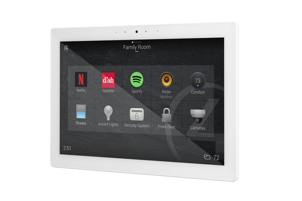 Control4® T4 Series 10” In-Wall Touchscreen POE (White)