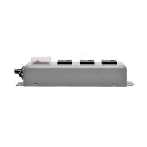 Eaton Tripp Lite 3SP Waber Industrial Power Strip, 3-Outlet, 6\' (1.83 m) Cord, 5-15P, Switch Guard