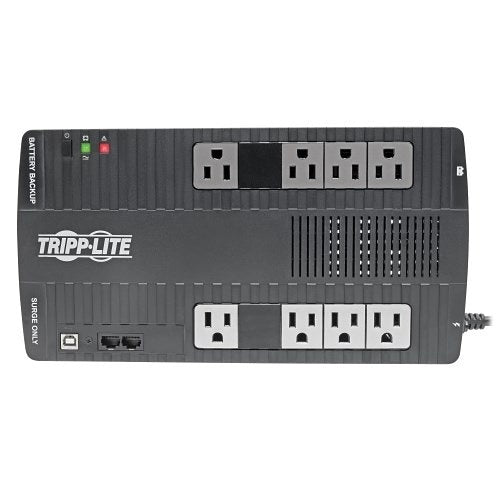 Eaton Tripp Lite AVR550U 550VA 300W Line-Interactive UPS 8 NEMA 5-15R Outlets, AVR, 120V, 50/60 Hz, USB, Desktop/Wall Mount