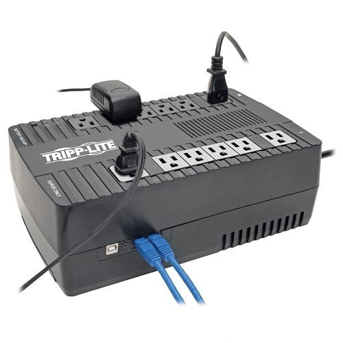 Eaton Tripp Lite AVR750U 750VA 450W Line-Interactive UPS, 12 NEMA 5-15R Outlets, AVR, 120V 50/60 Hz, USB, Desktop/Wall Mount