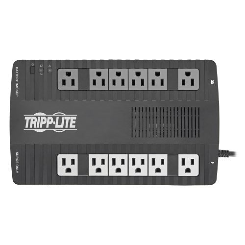 Eaton Tripp Lite AVR750U 750VA 450W Line-Interactive UPS, 12 NEMA 5-15R Outlets, AVR, 120V 50/60 Hz, USB, Desktop/Wall Mount