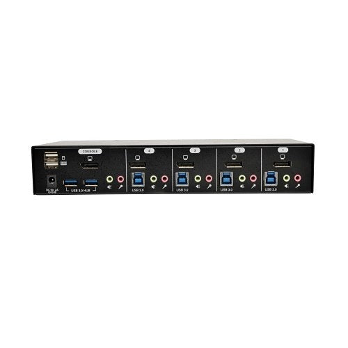 Eaton Tripp Lite B004-DPUA4-K 4-Port DisplayPort KVM Switch with Audio, Cables and USB 3.0 SuperSpeed Hub