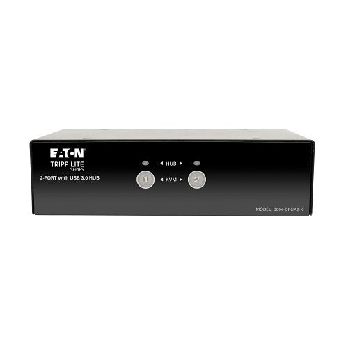 Eaton Tripp Lite B004-DPUA2-K 2-Port DisplayPort KVM Switch w/Audio, Cables and USB 3.0 SuperSpeed Hub