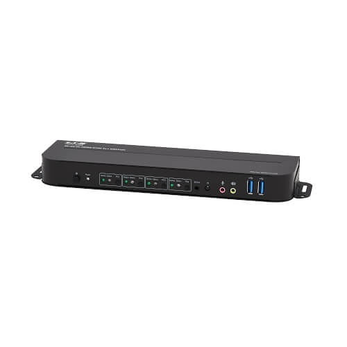 Eaton Tripp Lite B005-HUA4 4-Port HDMI/USB KVM Switch, HDR, HDCP 2.2, IR, USB Sharing, Supports UHD Resolutions up to True 4K at 60 Hz (4:4:4) for Crystal Clear Video