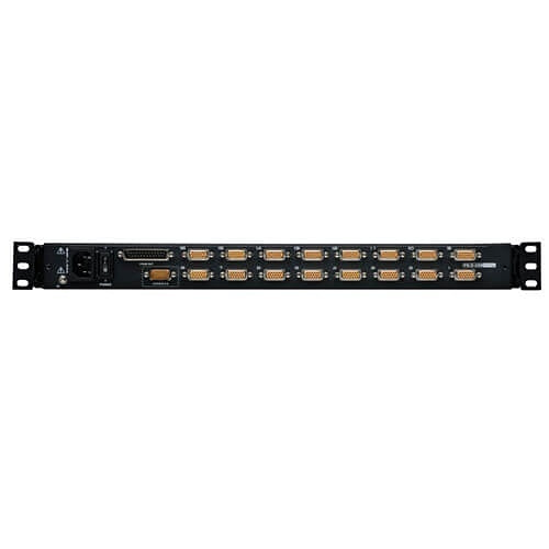 Eaton Tripp Lite B020-U16-19-K NetDirector 16-Port 1U Rack-Mount Console KVM Switch with 19\\" LCD + (8) PS2 / USB Combo Cables