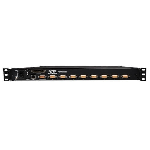 Eaton Tripp Lite B020-U08-19-IP NetDirector 8-Port, 1U Rack-Mount Console, KVM Switch with 19\\" LCD and IP Remote Access