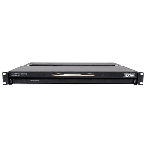 Eaton Tripp Lite B021-000-19 1U Rack-Mount Console with Rackmountable in 19\\" System Rack (1U), from 27\\" to 42\\" Deep, Connects to PS/2 or USB Server or KVM Switch, Supports Resolutions up to 1366 768