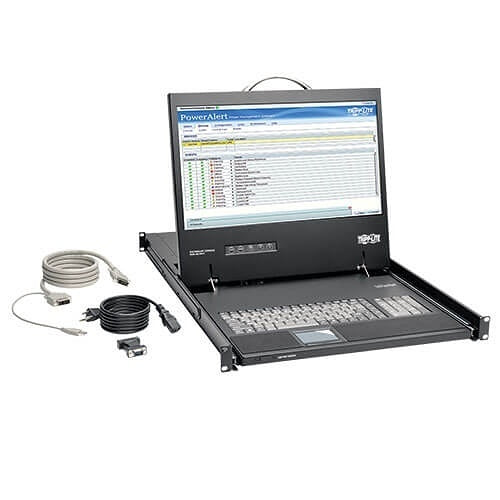 Eaton Tripp Lite B021-000-19-HD 1U Rack-Mount Console with 19\\" LCD, DVI or VGA