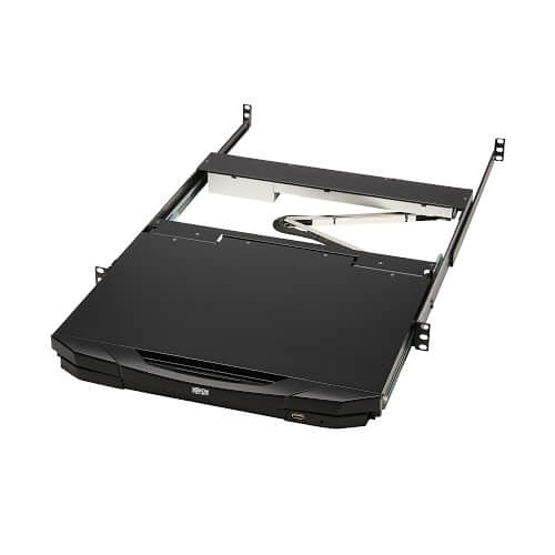 Eaton Tripp Lite B021-SWHD-K 1U Rack-Mount Short-Depth HDMI KVM Console, KVM Switch with 18.5\\" LCD