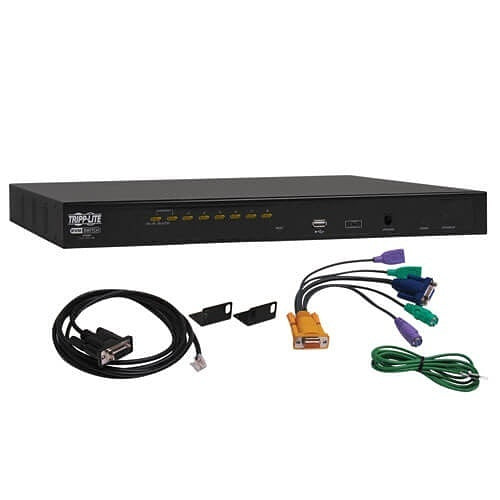 Eaton Tripp Lite B022-U08 NetDirector 8-Port 1U Rack-Mount KVM Switch