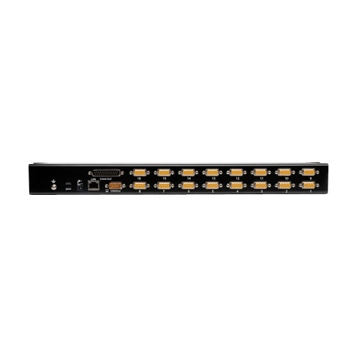 Eaton Tripp Lite B022-U16-IP NetDirector 16-Port 1U Rack-Mount IP KVM Switch, Black
