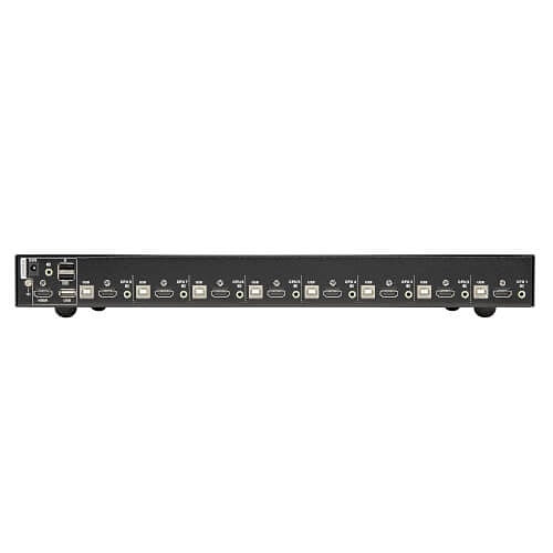 Eaton Tripp Lite B024-HU08 8-Port HDMI/USB KVM Switch with Audio/Video and USB Peripheral Sharing, 1U Rack-Mount