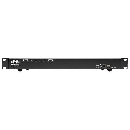 Eaton Tripp Lite B024-HU08 8-Port HDMI/USB KVM Switch with Audio/Video and USB Peripheral Sharing, 1U Rack-Mount