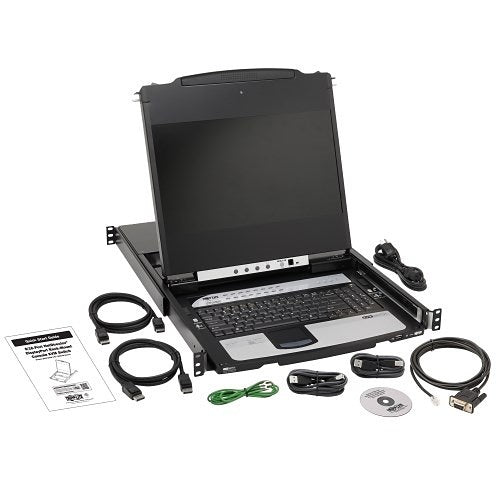 Eaton Tripp Lite B030-DP08-17D DPT KVM CONS SWCH 8PT-17IN LCD RAIL