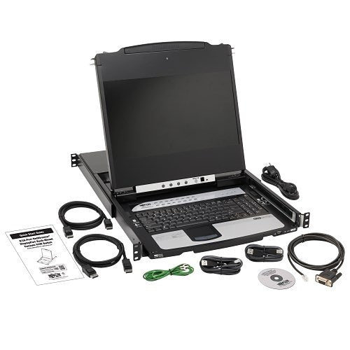 Eaton Tripp Lite B030-DP16-17DIP 16-Port Displayport KVM Switch Console