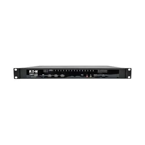 Eaton Tripp Lite B064-016-02-IPG NetDirector 16-Port, CAT5 KVM Over IP Switch, Virtual Media, Remote and Local User, 1U Rack-Mount, TAA