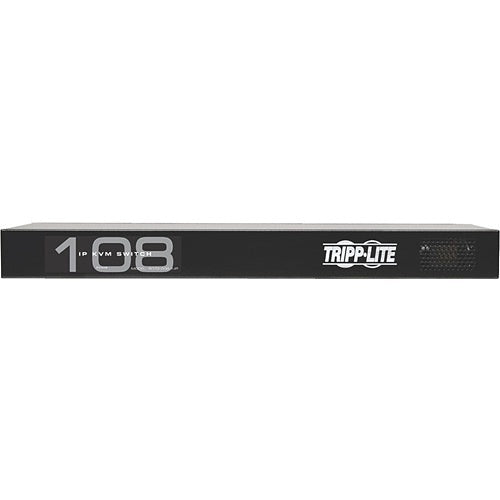 Eaton Tripp Lite B072-008-1-IP NetCommander 8-Port CAT5 KVM Over IP Switch, 1-Remote and 1-Local User, 1U Rack-Mount, TAA