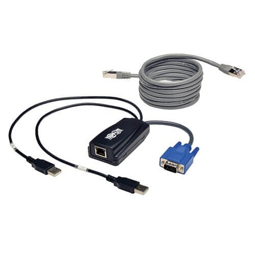 Eaton Tripp Lite B078-101-USB2 NetCommander USB CAT5 IP KVM Switch, with Virtual Media Support Server Interface Unit (SIU) with Virtual Media up to 12Mbps