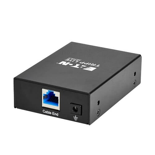 Eaton Tripp Lite B110-SP-POE-1 In-Line PoE Surge Protector - 1 Gbps, Cat5e/6, Metal Case, IEC Compliant, TAA
