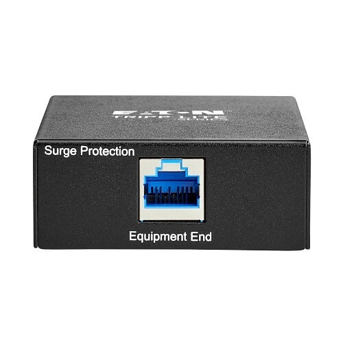 Eaton Tripp Lite B110-SP-POE-1 In-Line PoE Surge Protector - 1 Gbps, Cat5e/6, Metal Case, IEC Compliant, TAA