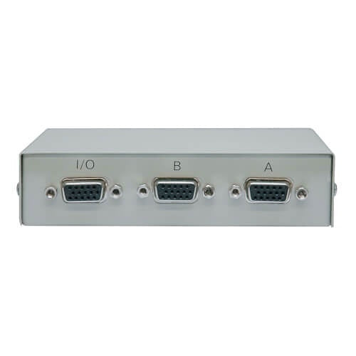 Eaton Tripp Lite B112-002-R 2-Port Manual VGA/SVGA Video Switch (3x HD15F), HD15 Push-Button Switch