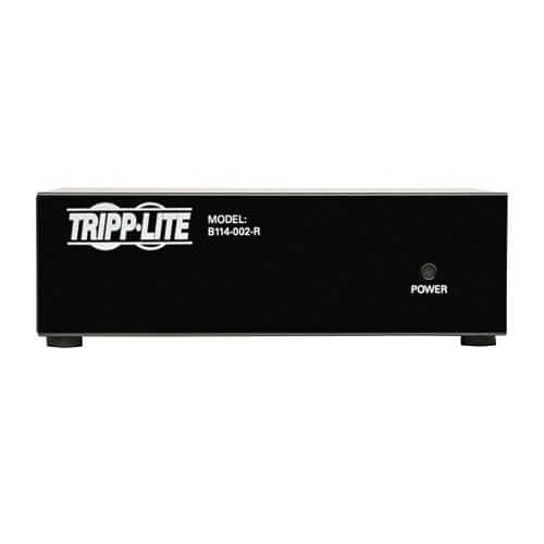 Eaton Tripp Lite B114-002-R 2-Port VGA/SVGA Video Splitter with Signal Booster, High Resolution Video, 350MHz, (HD15 M/2xF)