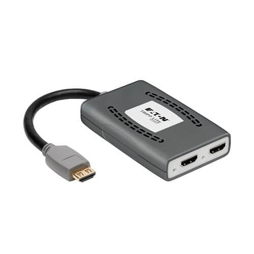 Eaton Tripp Lite B118-002-HDR-V2 2-Port 4K 60 Hz HDMI Splitter with Multi-Resolution Support