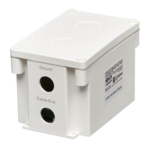 Eaton Tripp Lite B110-SP-CAT-OD2 Outdoor In-Line PoE Surge Protector, IP68 Rated, 1 Gbps, Cat5e/6, IEC Compliant, 110 Punch Down