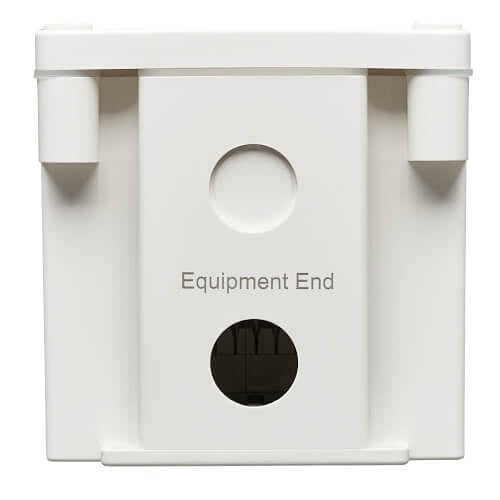 Eaton Tripp Lite B110-SP-CAT-OD2 Outdoor In-Line PoE Surge Protector, IP68 Rated, 1 Gbps, Cat5e/6, IEC Compliant, 110 Punch Down