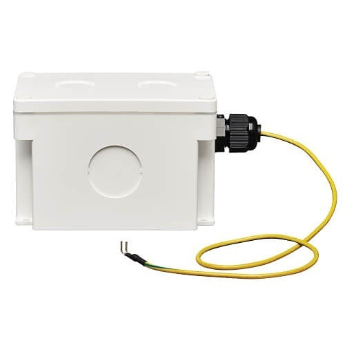 Eaton Tripp Lite B110-SP-CAT-OD2 Outdoor In-Line PoE Surge Protector, IP68 Rated, 1 Gbps, Cat5e/6, IEC Compliant, 110 Punch Down