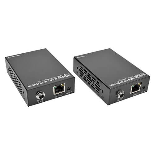 Eaton Tripp Lite B126-1A1-IR HDMI Over CAT5/6 Active Extender Kit with IR Control, Box-Style Transmitter and Receiver, Video/Audio, 1080P, up to 125\', TAA