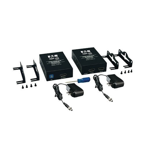 Eaton Tripp Lite B126-1A1 HDMI Over CAT5/6 Extender Kit, Box-Style Transmitter/Receiver for Video/Audio, up to 150\' (45 m), TAA