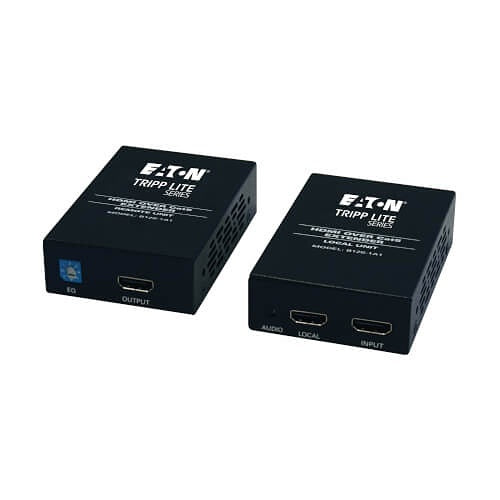 Eaton Tripp Lite B126-1A1 HDMI Over CAT5/6 Extender Kit, Box-Style Transmitter/Receiver for Video/Audio, up to 150\' (45 m), TAA