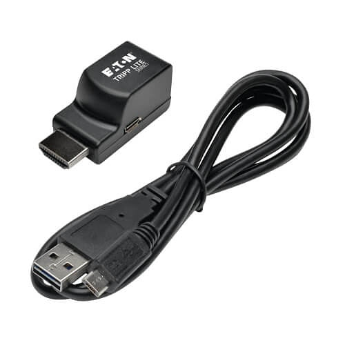 Eaton Tripp Lite B126-1P0-MINI HDMI over CAT5/6 Passive Extender, Low-Profile Remote Receiver for Video / Audio, Up to 100\' (30m), TAA