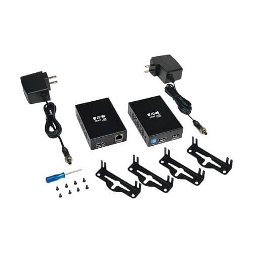 Eaton Tripp Lite B126-2A1 x HDMI Over CAT5/6 Extender Kit, Box-Style Transmitter/Receiver for Video/Audio, up to 150\' (45 m), TAA