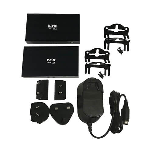 Eaton Tripp Lite B127A-1A1-BDBD DisplayPort over CAT6 Extender Kit, KVM Support, USB, 4K at 30Hz