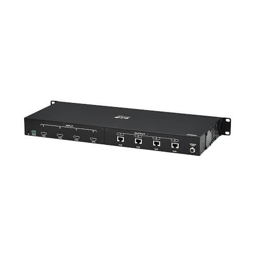 Eaton Tripp Lite B127A-4X4-BH4PH 4x4 HDMI Over CAT6 Matrix Switch Kit, Switch/4x Pigtail Receivers, 4K 60 Hz, HDR, 4:4:4, PoC, 230\' (70.1m)