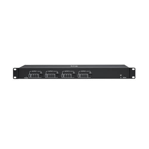 Eaton Tripp Lite B127A-4X4-BH4PH 4x4 HDMI Over CAT6 Matrix Switch Kit, Switch/4x Pigtail Receivers, 4K 60 Hz, HDR, 4:4:4, PoC, 230\' (70.1m)