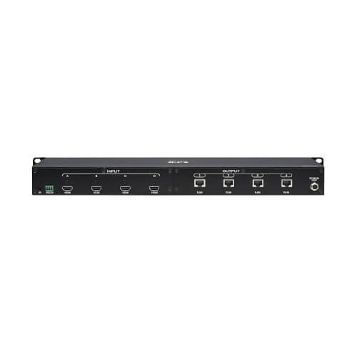 Eaton Tripp Lite B127A-4X4-BH4PH 4x4 HDMI Over CAT6 Matrix Switch Kit, Switch/4x Pigtail Receivers, 4K 60 Hz, HDR, 4:4:4, PoC, 230\' (70.1m)