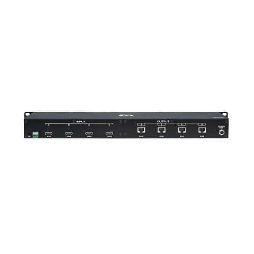 Eaton Tripp Lite B127A-4X4-BH4PH 4x4 HDMI Over CAT6 Matrix Switch Kit, Switch/4x Pigtail Receivers, 4K 60 Hz, HDR, 4:4:4, PoC, 230\' (70.1m)