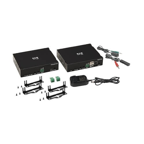 Eaton Tripp Lite B127E-1A1-HH HDMI Over CAT6 Extender Kit with Power Over Cable, 4K, 60 Hz, 4:4:4, 328\' (100 m)
