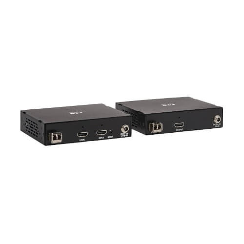 Eaton Tripp Lite B127F-1A1-MM-HH HDMI Over Fiber Extender Kit, Transmitter / Receiver, 4K at 60 Hz, 4:4:4, RS-232, IR, Multimode LC, 985\' (300m)