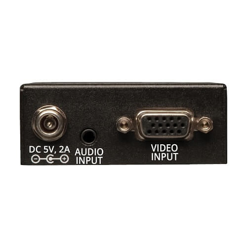 Eaton Tripp Lite B132-002A-2 2-Port VGA Over CAT5/6 Splitter/Extender, Box-Style Transmitter for Video/Audio, up to 1000\' (305 m), TAA