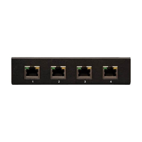 Eaton Tripp Lite B132-004A-2 4-Port VGA Over CAT5/6 Splitter/Extender, Box-Style Transmitter for Video/Audio, up to 1000\' (305 m), TAA